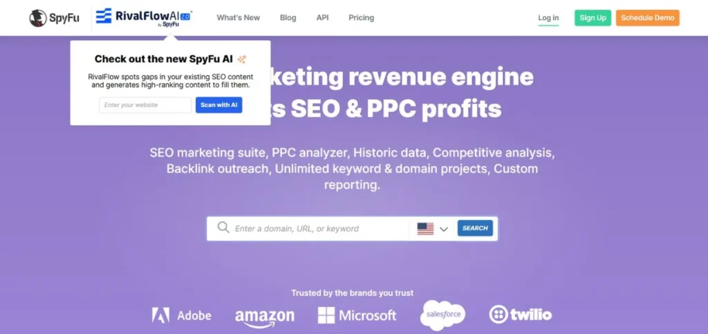 SpyFu - SEO Optimization Tools