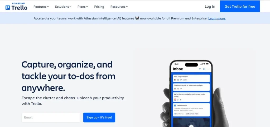 Trello - Asana Alternatives