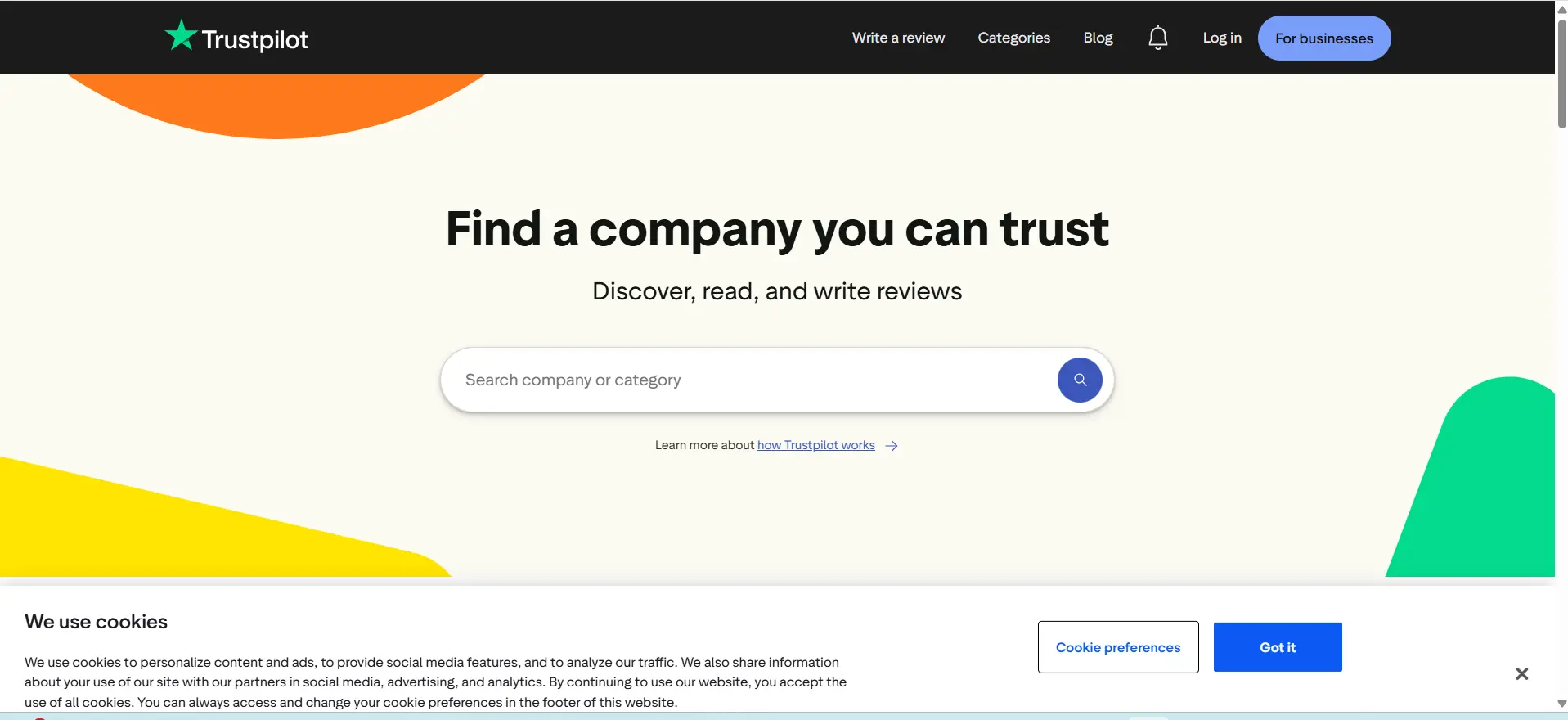 Business Reputation Management Tools - Trustpilot