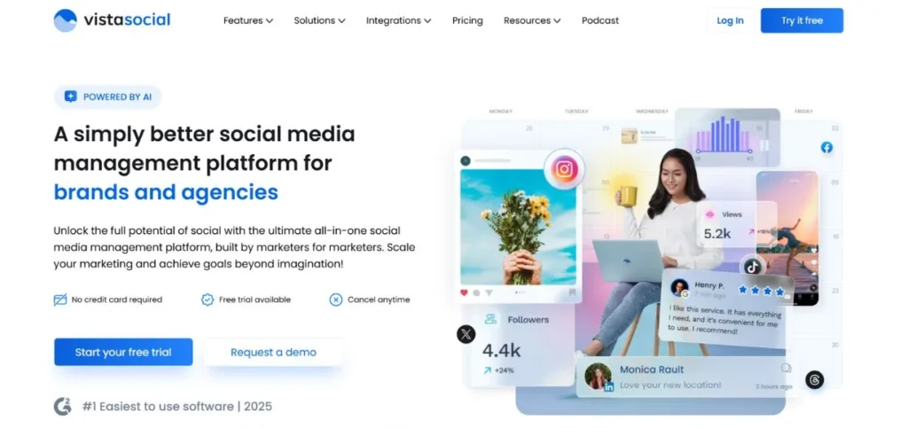 Vista Social - AI Tools For Marketing
