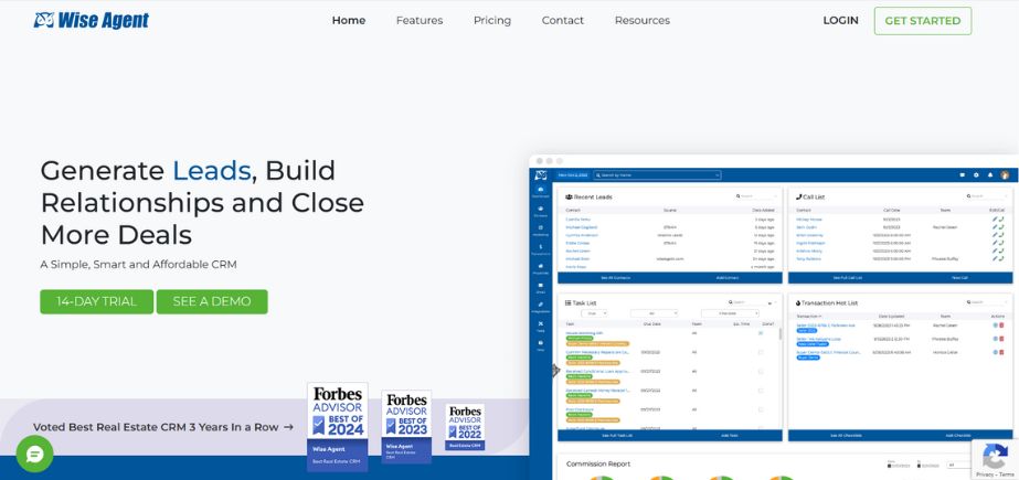 Wise Agent - Real Estate Lead Management Software