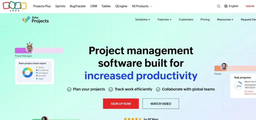 Zoho Projects - Asana Alternatives