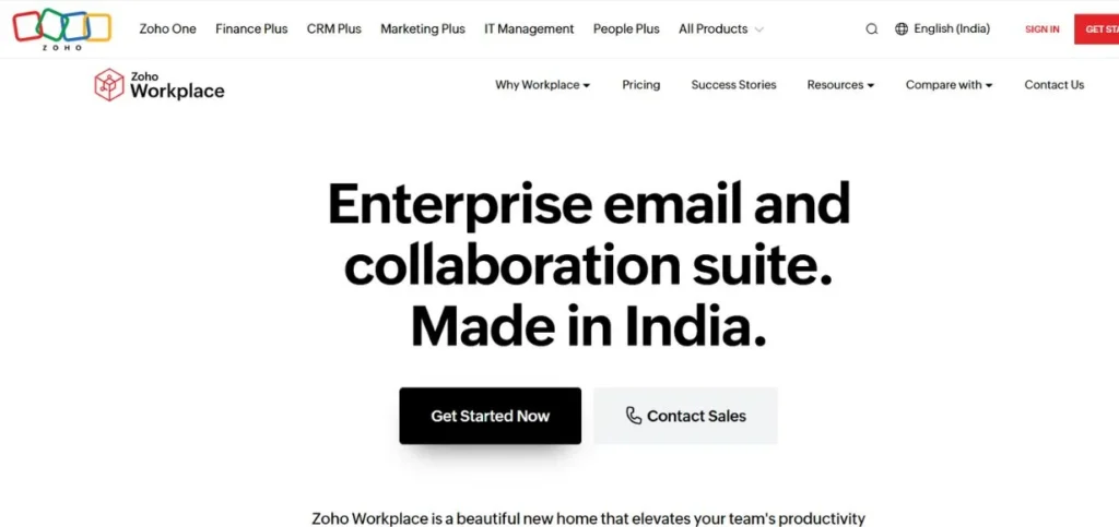 Zoho-Workplace-Employee Management Tools