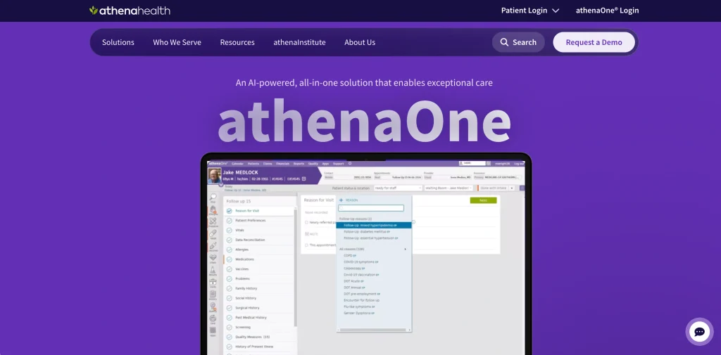 healthcare management software - athenaOne