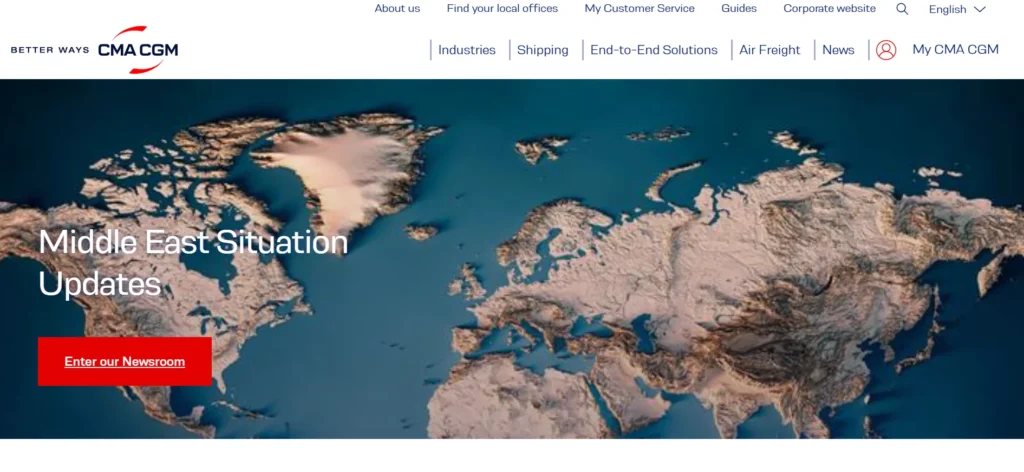 ​6​. CMA CGM - shipping companies in kolkata