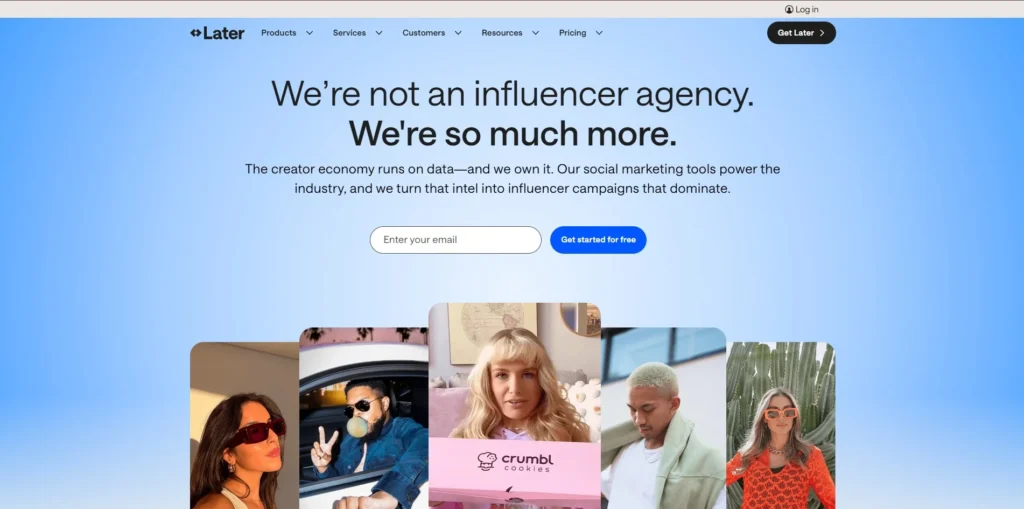 Later-social media customer service tools