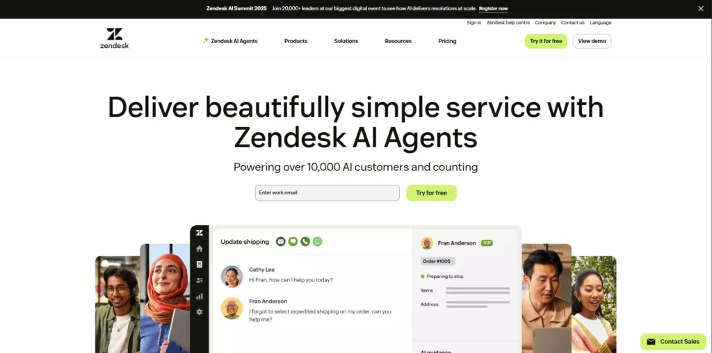 zendesk-social media customer service tools