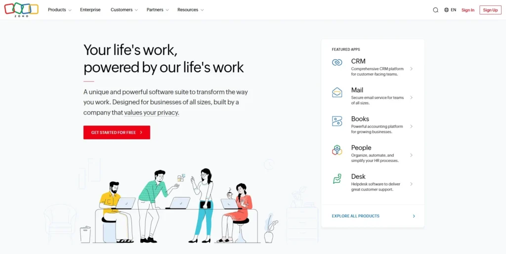 Zoho Desk-social media customer service tools
