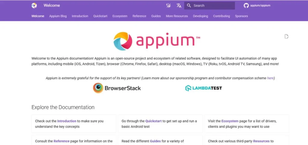 Appium - Automation Testing Tools
