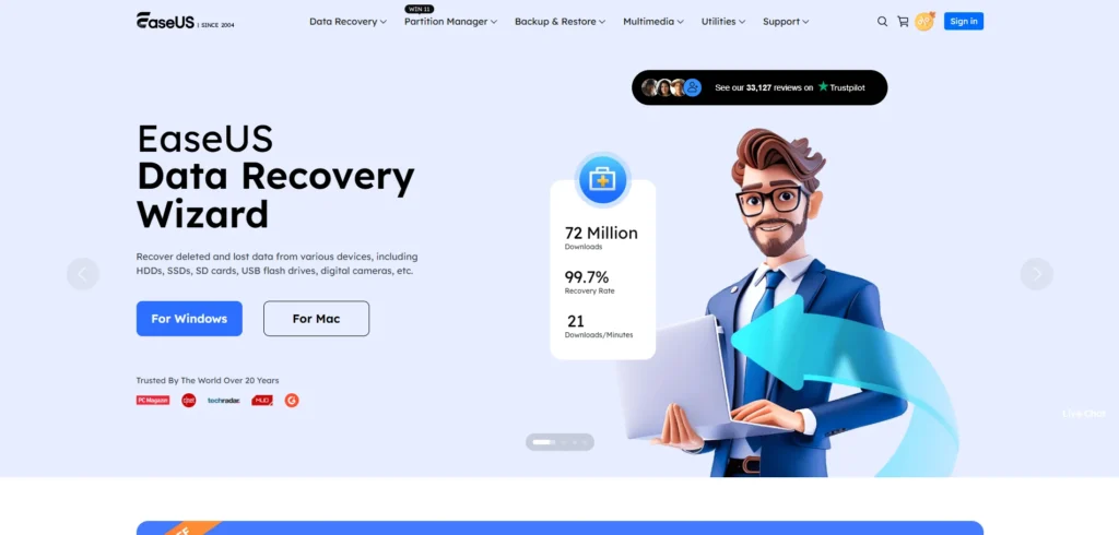 EaseUS Todo Backup-Hard Drive Cloning Software