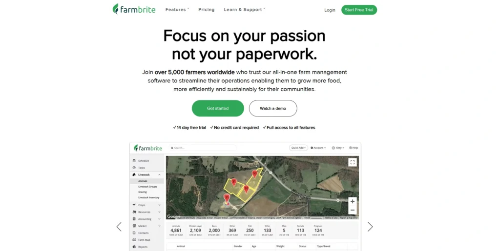 FarmBrite-Crop Management Software