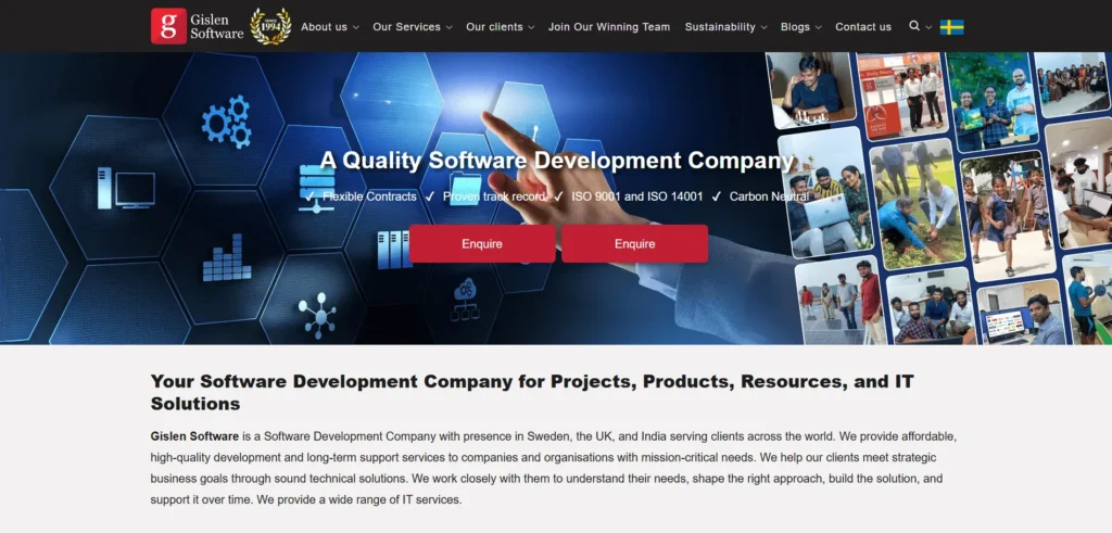IT Company in Tambaram-Gislen Software Private Limited