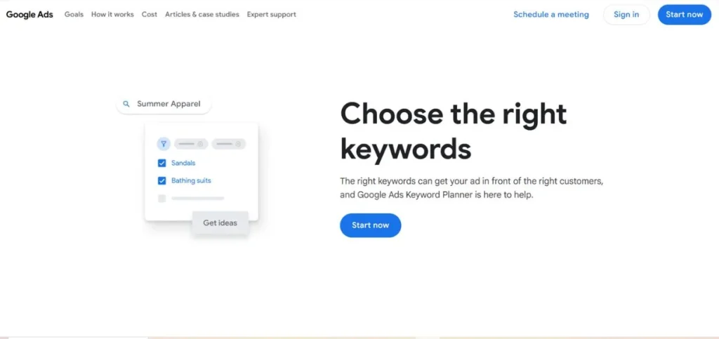 Google Keyword Planner - Keyword Research Tools