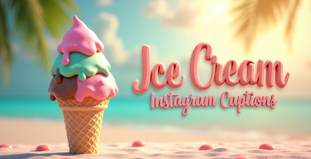 Ice Cream Instagram Captions