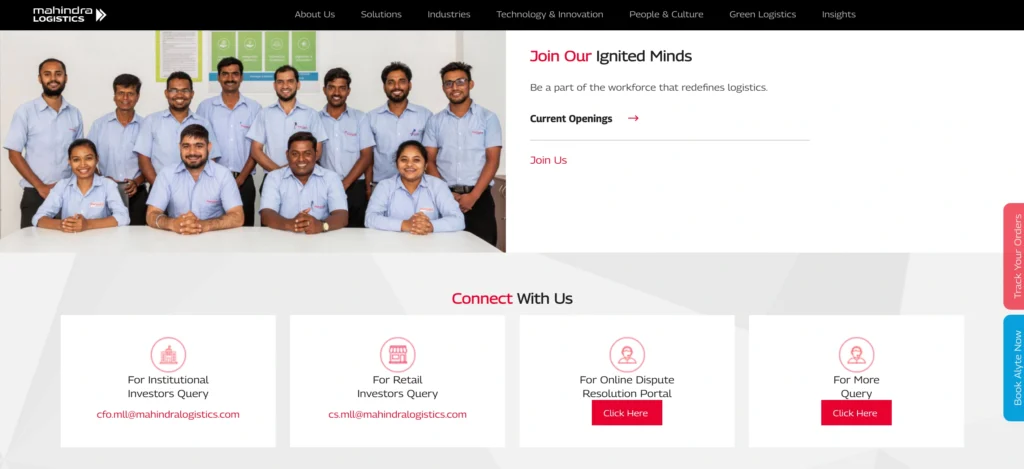 Shipping Company in Delhi - Mahindra Log​istics