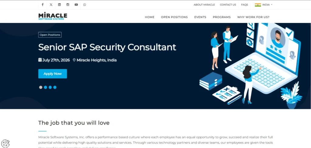 IT Company in Andhra Pradesh - Miracle Software Systems