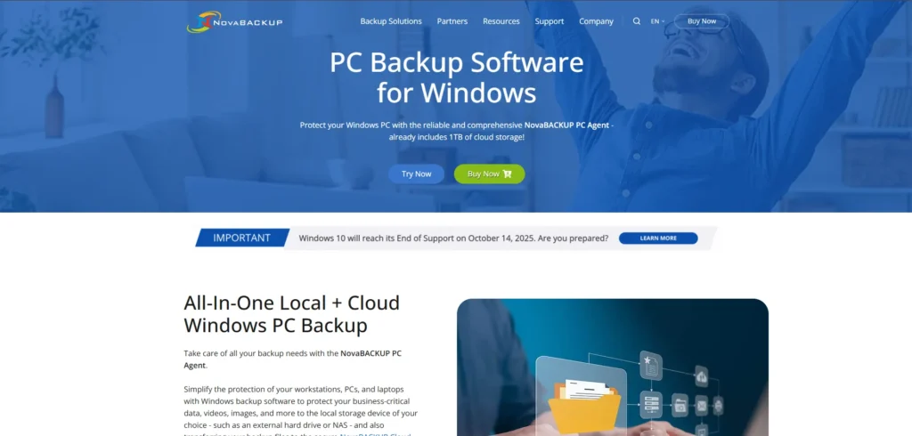 NovaBACKUP PC-Hard Drive Cloning Software