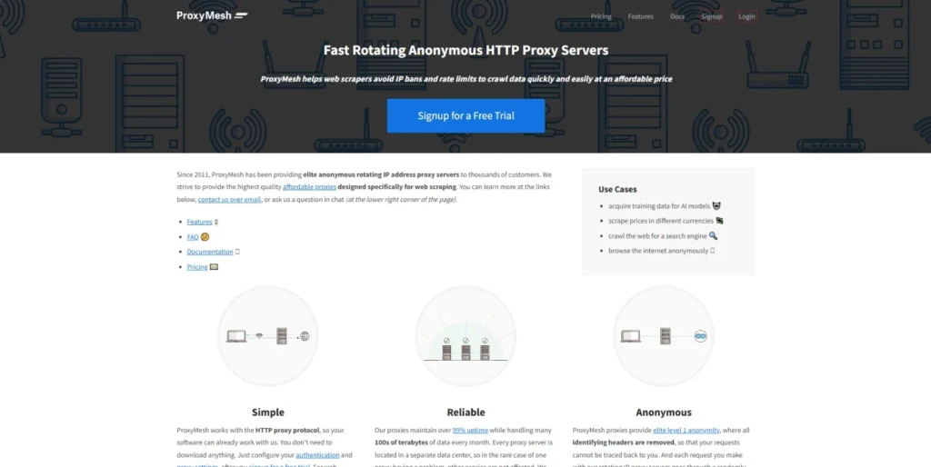 Proxy Server: ProxyMesh