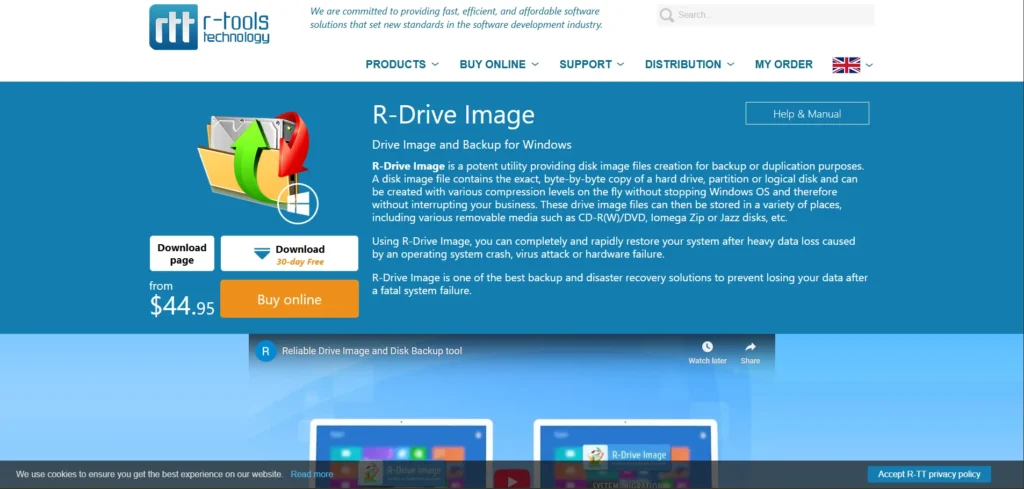 R-Drive Image-Hard Drive Cloning Software