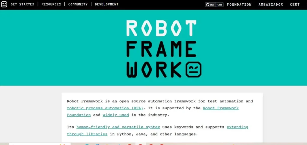 Robot Framework - Automation Testing Tools