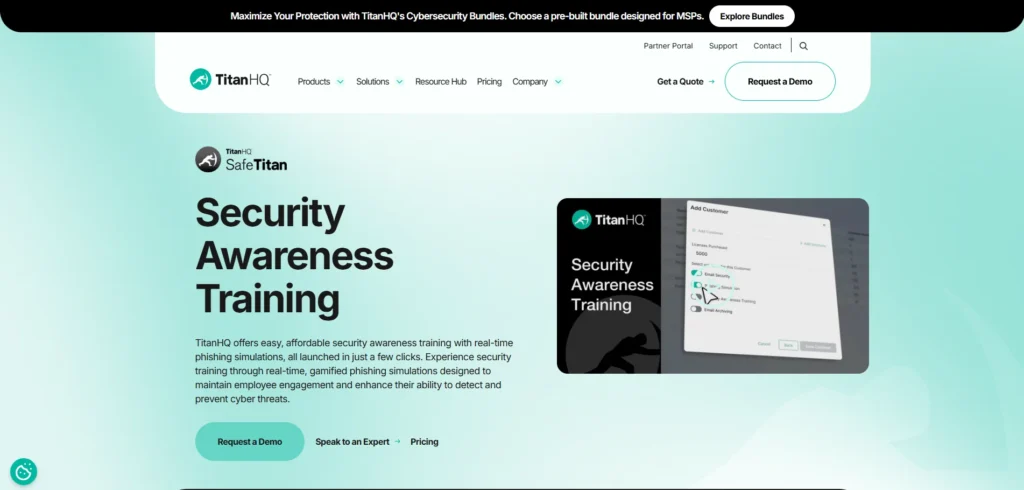 SafeTitan-Security Awareness Training Software