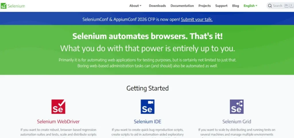 Selenium - Automation Testing Tools