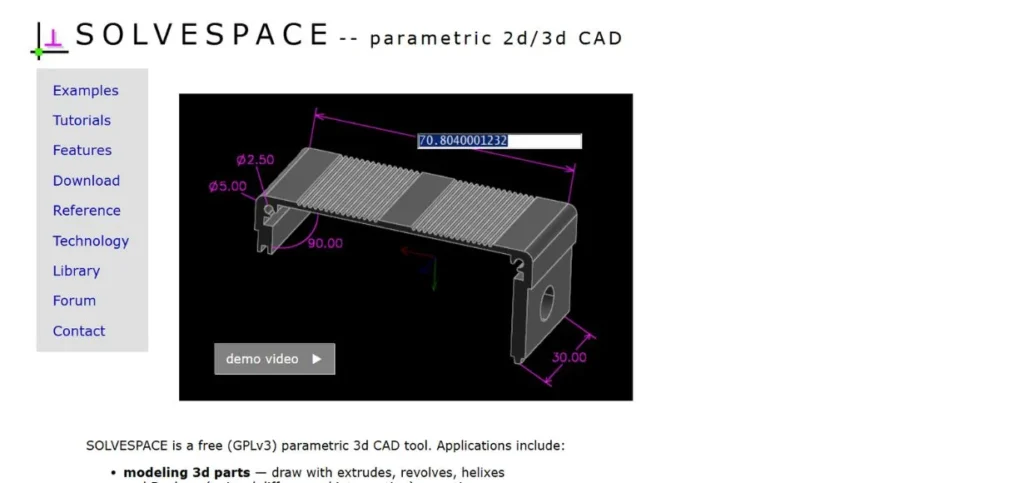 SolveSpace - Free CAD Software