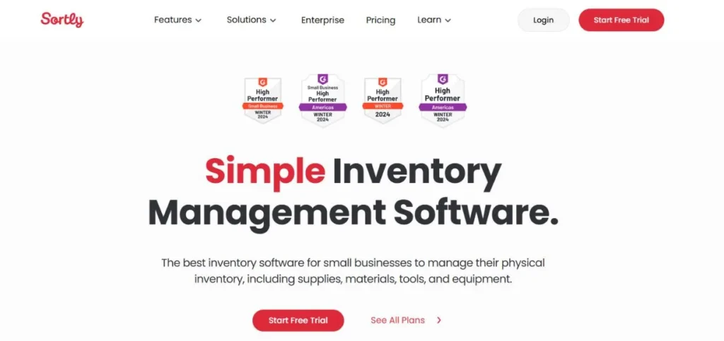 Sortly - Inventory Management System