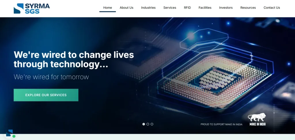 IT Company in Tambaram-Syrma SGS Technology Limited