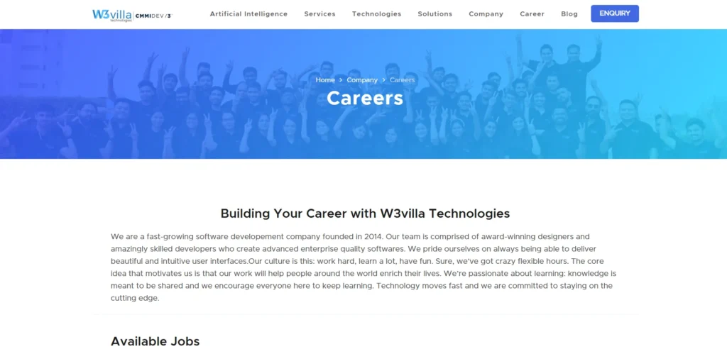 IT Companies in Agra- W3Villa Technologies