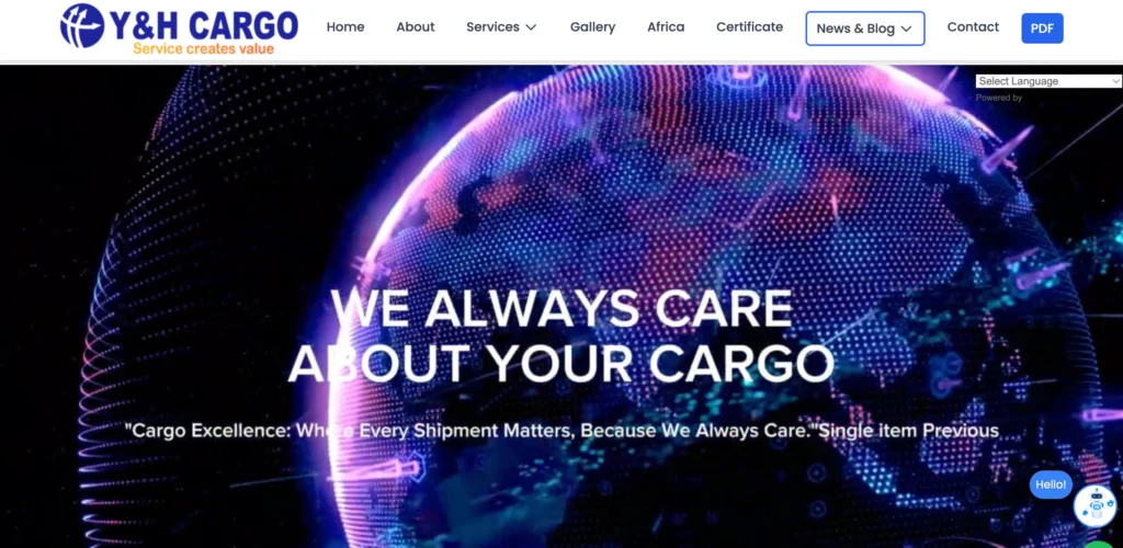 Shipping Company in Delhi - Y&H Cargo India