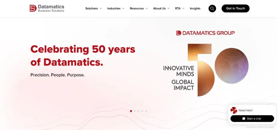 Datamatics Business Solutions Inc. - content syndication platform