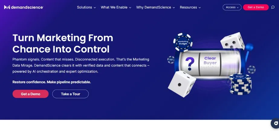 DemandScience - content syndication platform