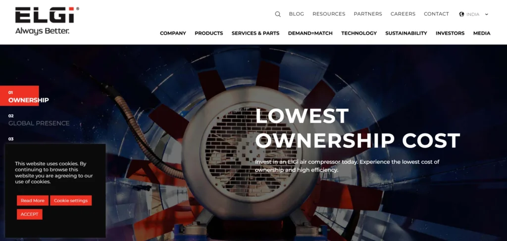  Manufacturing Company in Coimbatore -E‍LGi Equi‌pments Limited
