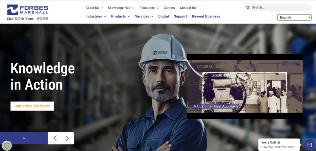 Manufacturing Company in Pune- For⁠bes Marshall