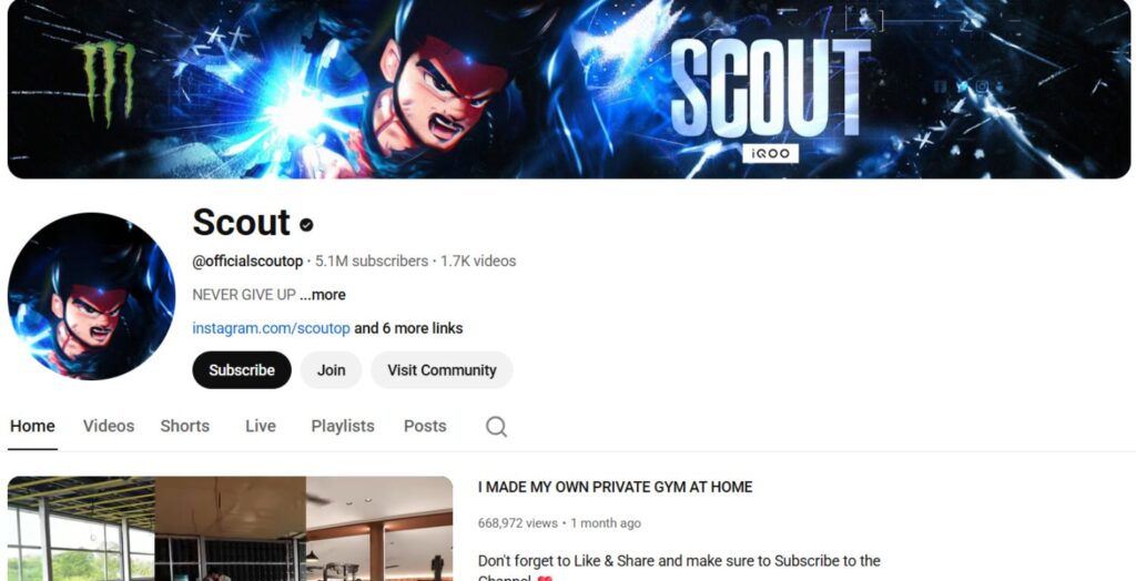 Gaming YouTubers in India