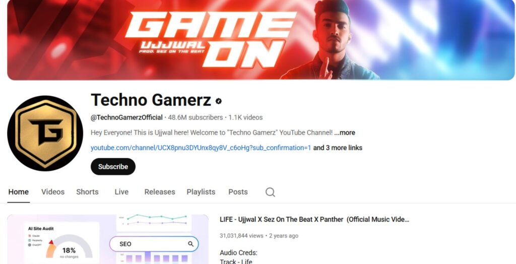 Gaming YouTubers in India