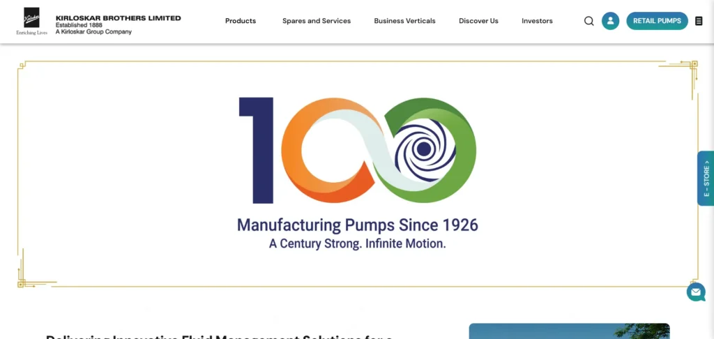 Manufacturing Company in Pune- Kirloska‌r Brothe⁠rs