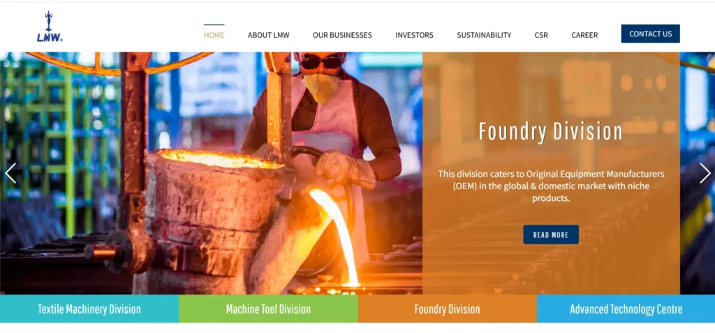  Manufacturing Company in Coimbatore - LMW Limited (​Lakshmi Mac‍hin‌e Works)
