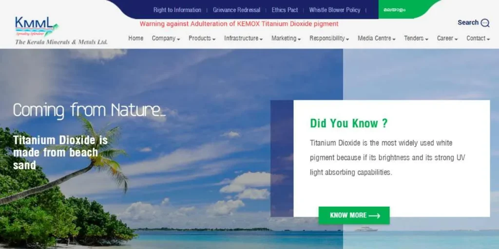 Manufacturing Companies in Kerala