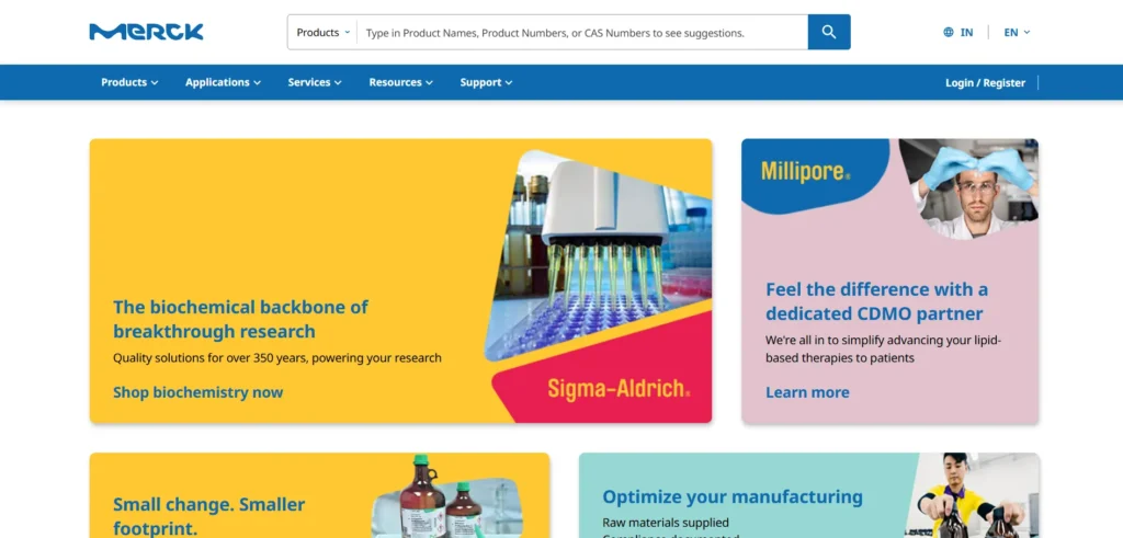 Manufacturing Company in Bangalore- Merck L⁠ife Science India