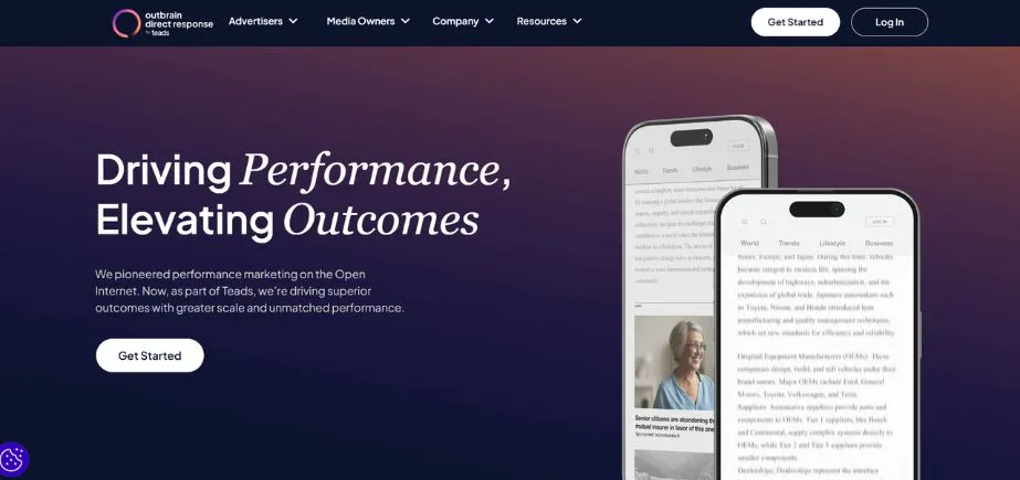 Outbrain - content syndication platform