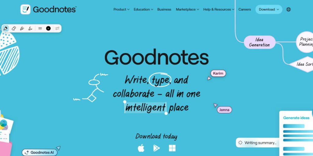 PDF Annotation Tools -Goodnotes