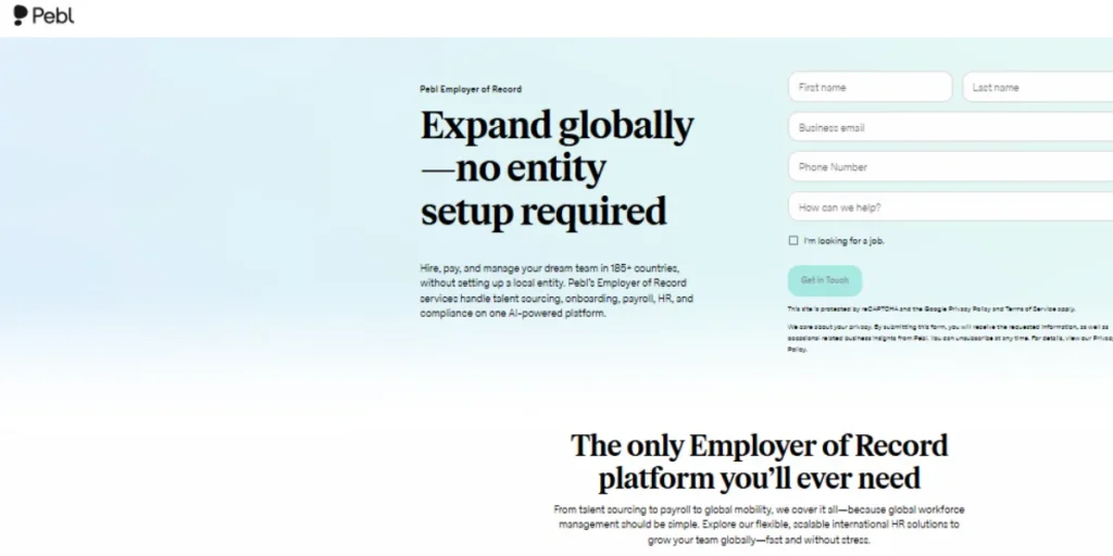 velocityglobal (pebl) - Employer of Record (EOR) Software
