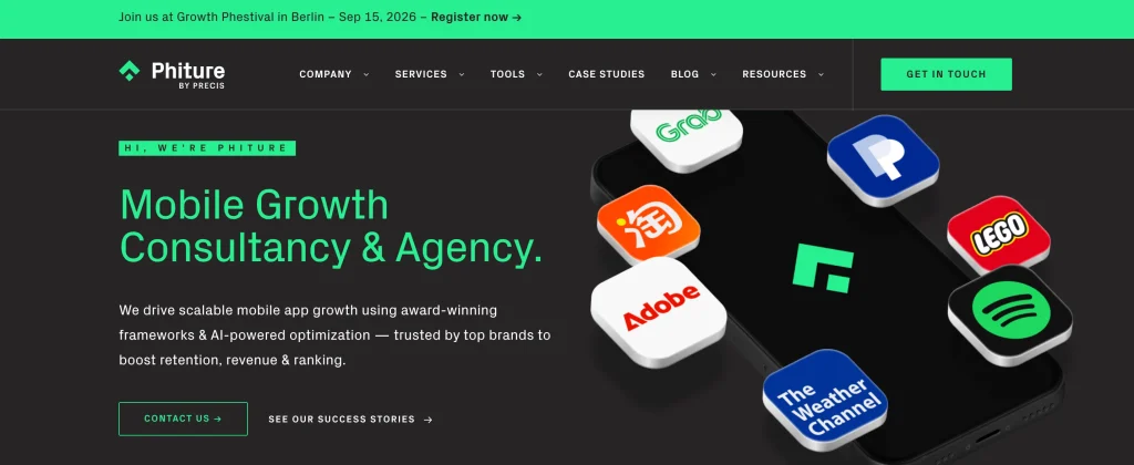 App store optimization company - Phiture