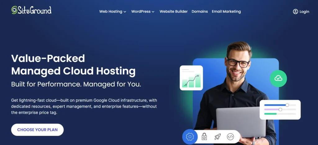 SiteGround Cloud Hosting- Cloud Hosting Providers