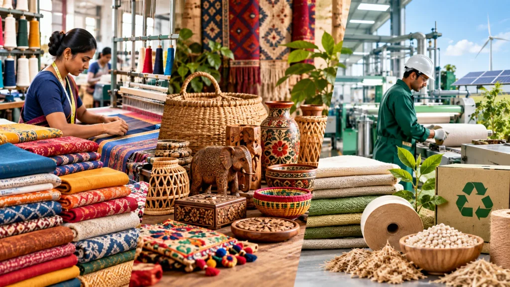 Business Ideas in West Bengal- Textiles, Handicrafts & Sustainable Manufacturing