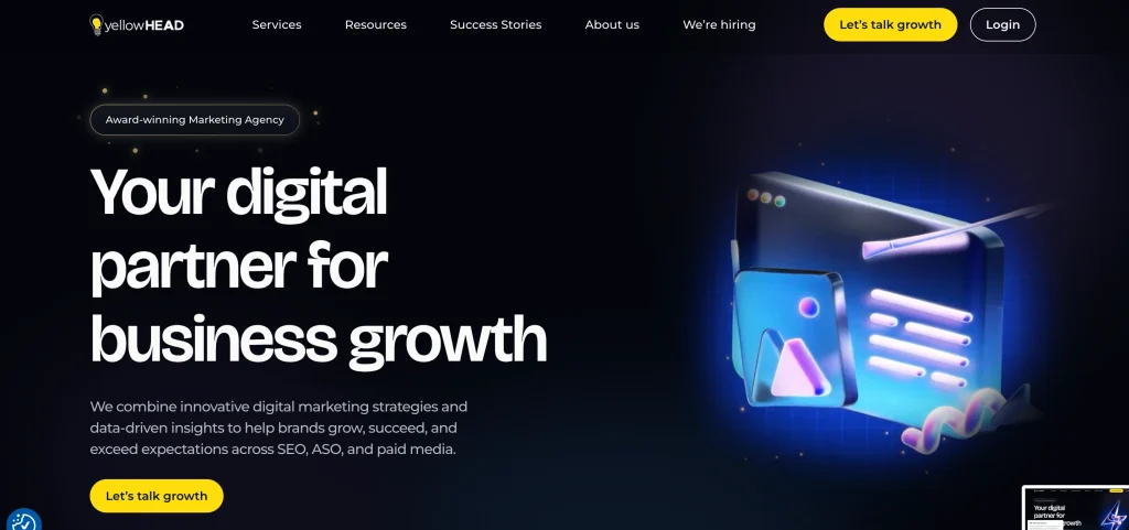 App store optimization Company - yellowHEAD