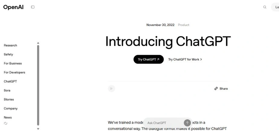 AI Productivity Tools - ChatGPT