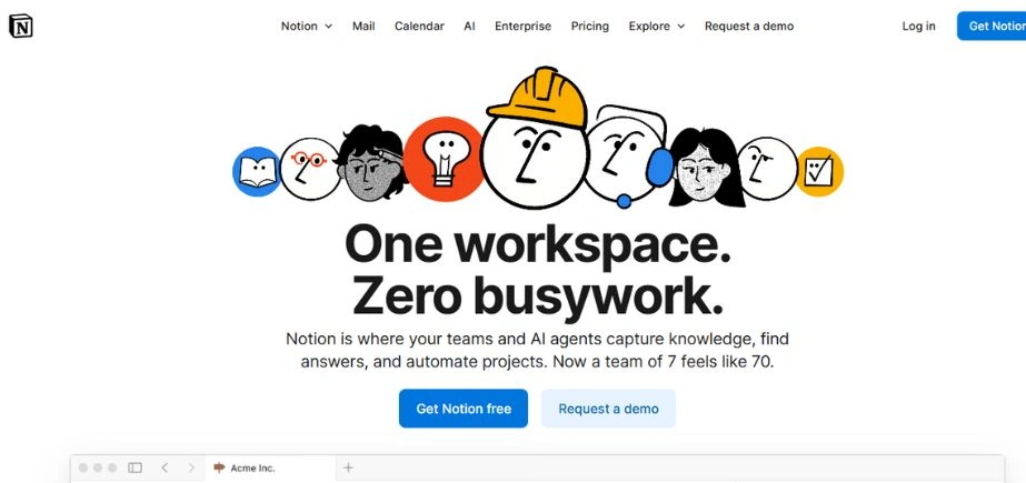 AI Productivity Tools - Notion
